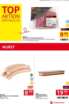 Transgourmet Flugblatt ab 27.04.2026 gültig | Seite: 9 | Produkte: Wurst