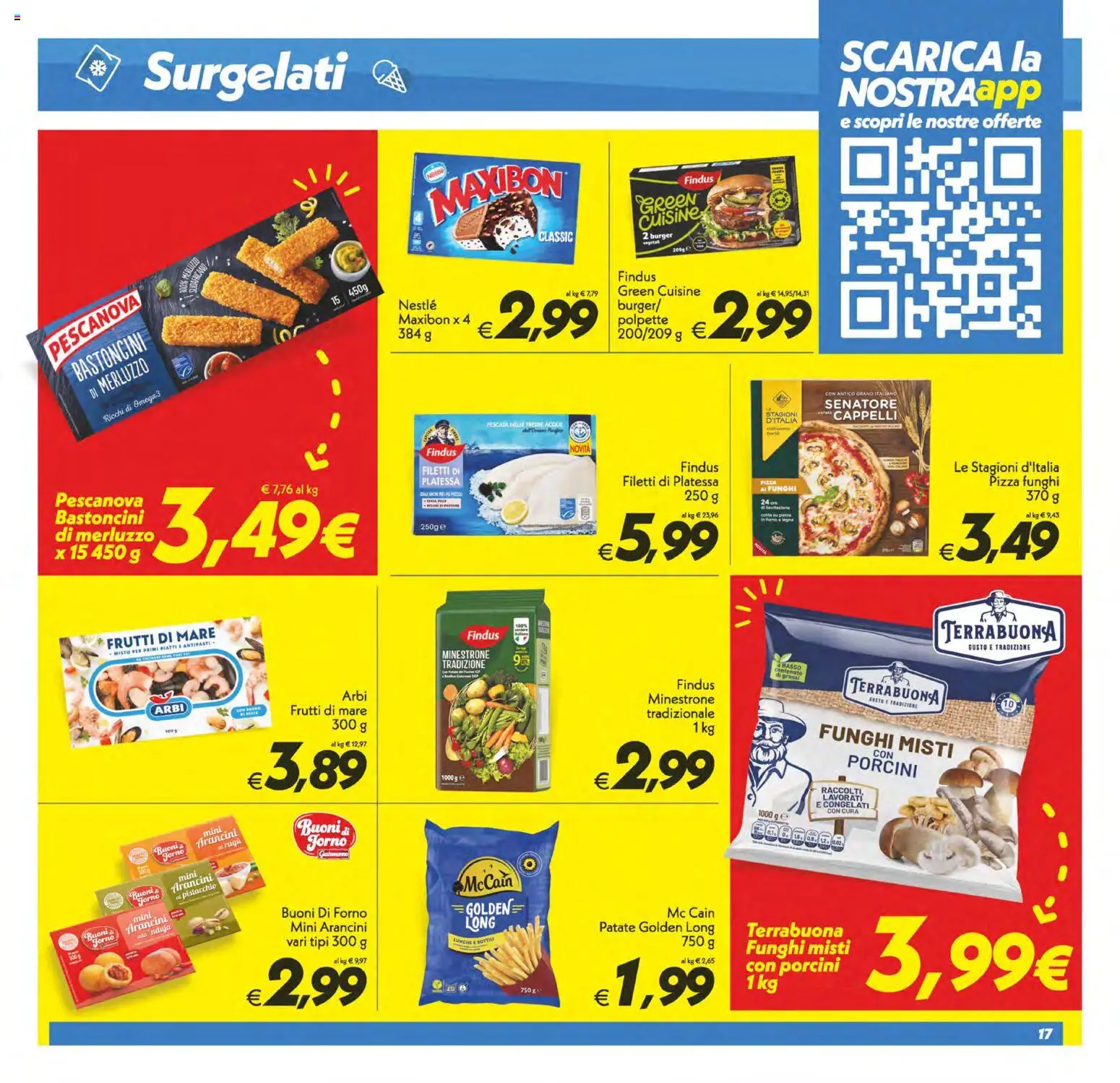 Volantino SuperConveniente del 06.03.2026 | Pagina: 17 | Prodotti: Minestrone, Pizza, Forno, Polpette