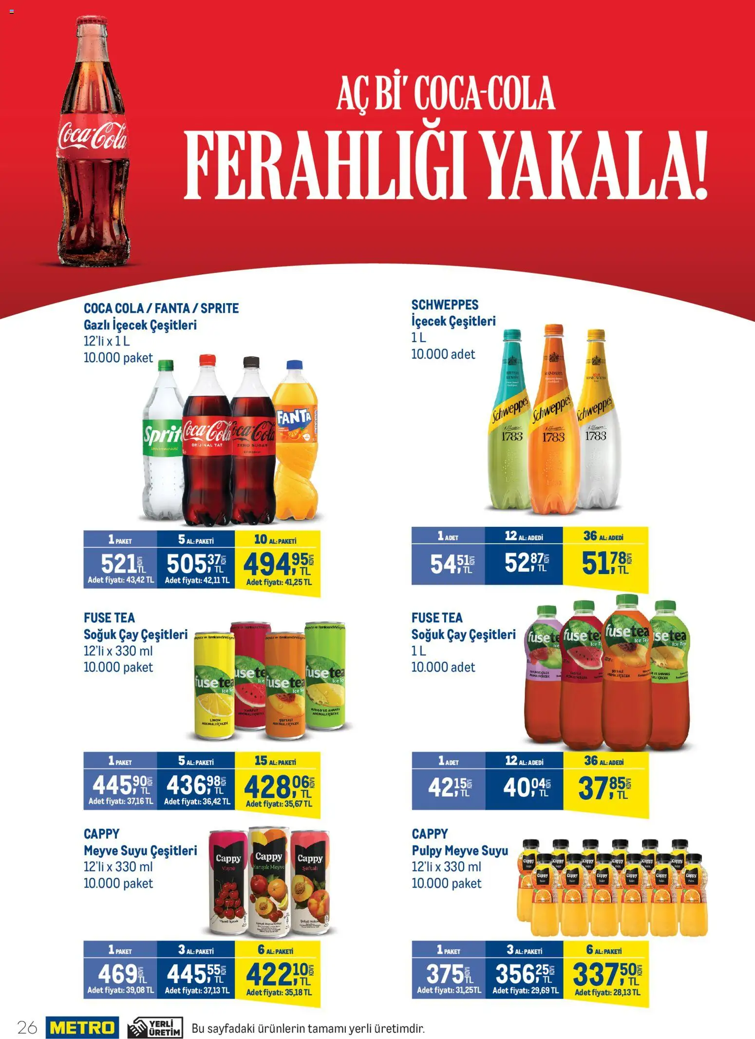 Metro - Gıda | Kozmetik | Deterjan - 27.11.2025 tarihinden itibaren geçerlidir | Sayfa: 26 | Ürünler: Halı, Meyve suyu, Ananas, Fanta