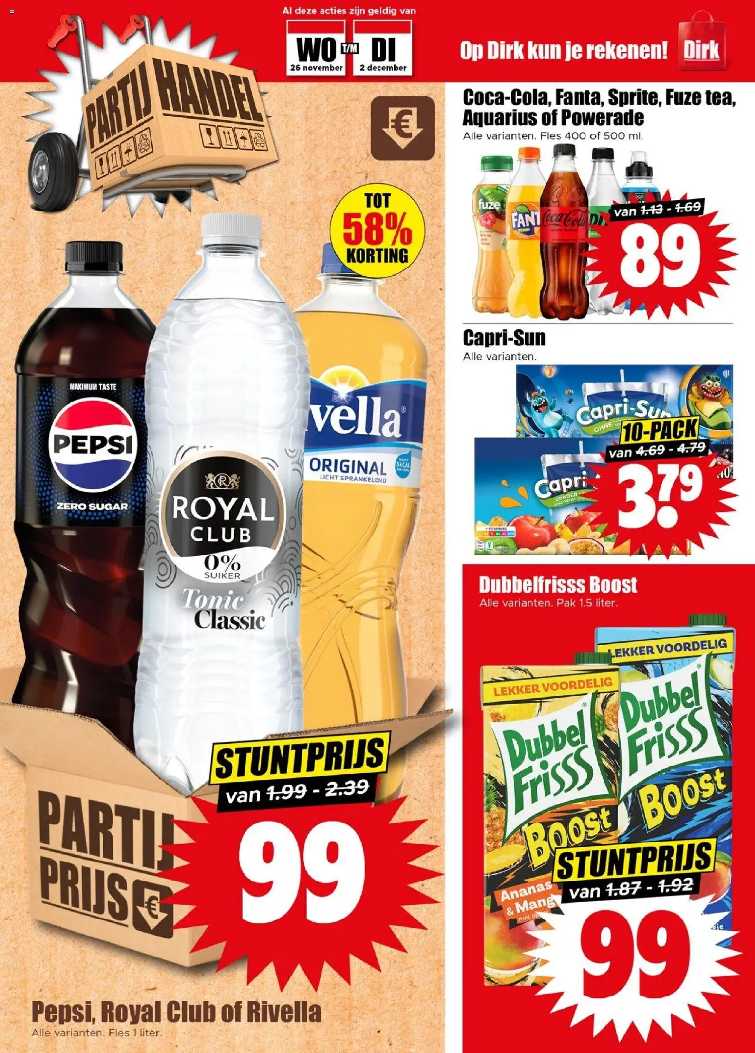 {H1} | Pagina: 27 | Producten: Waffelini, Fles, Pepsi, Boost