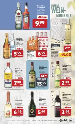 Combi Prospekt 	 ab 20.04.2026 gültig | Seite: 21 | Produkte: Furst von metternich, Sekt, Jameson, Wein