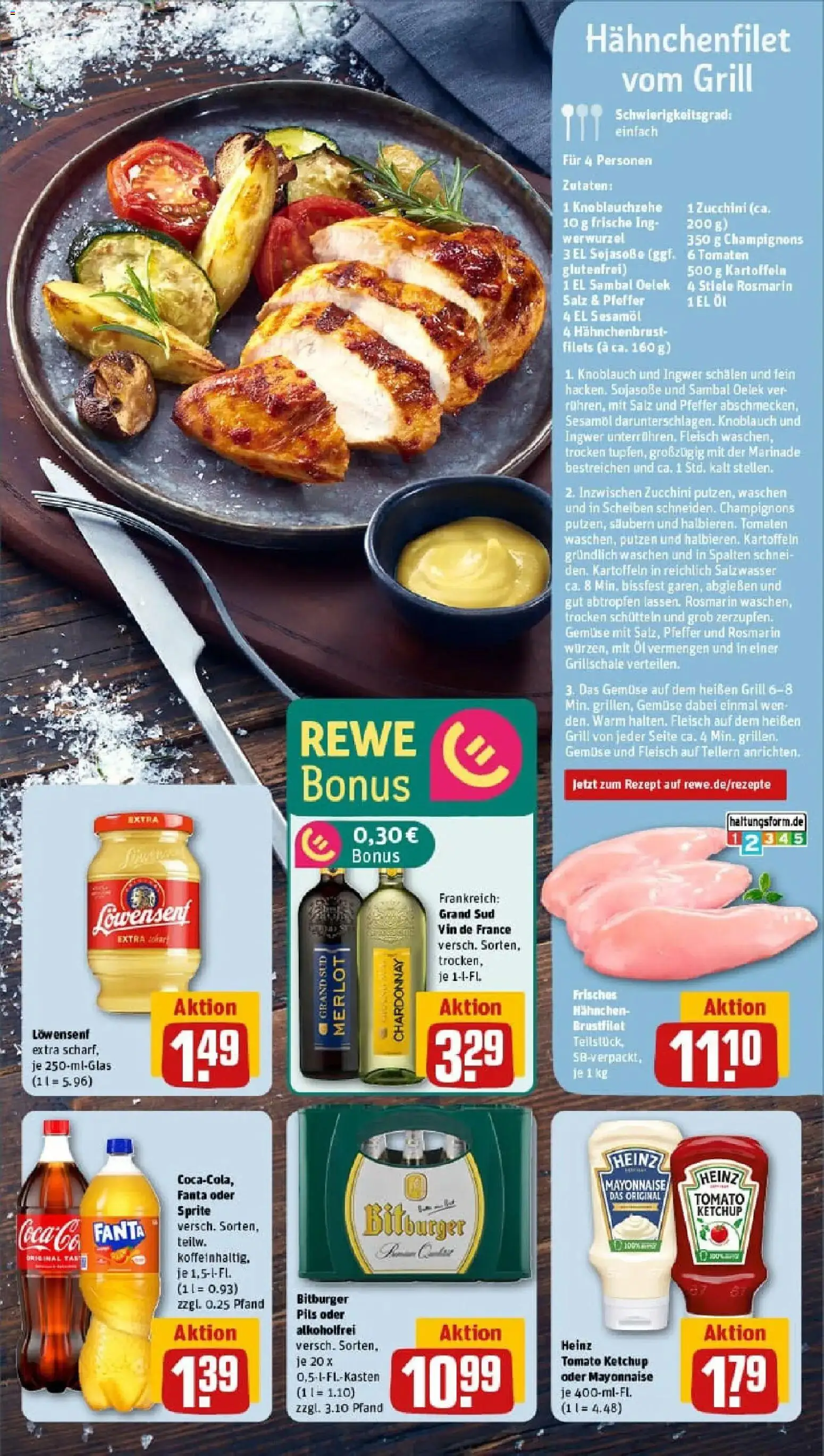 Rewe prospekt Stuttgart	 – gültig ab 10.11.2025 | Seite: 5 | Produkte: Sprite, Tomaten, Champignons, Ketchup