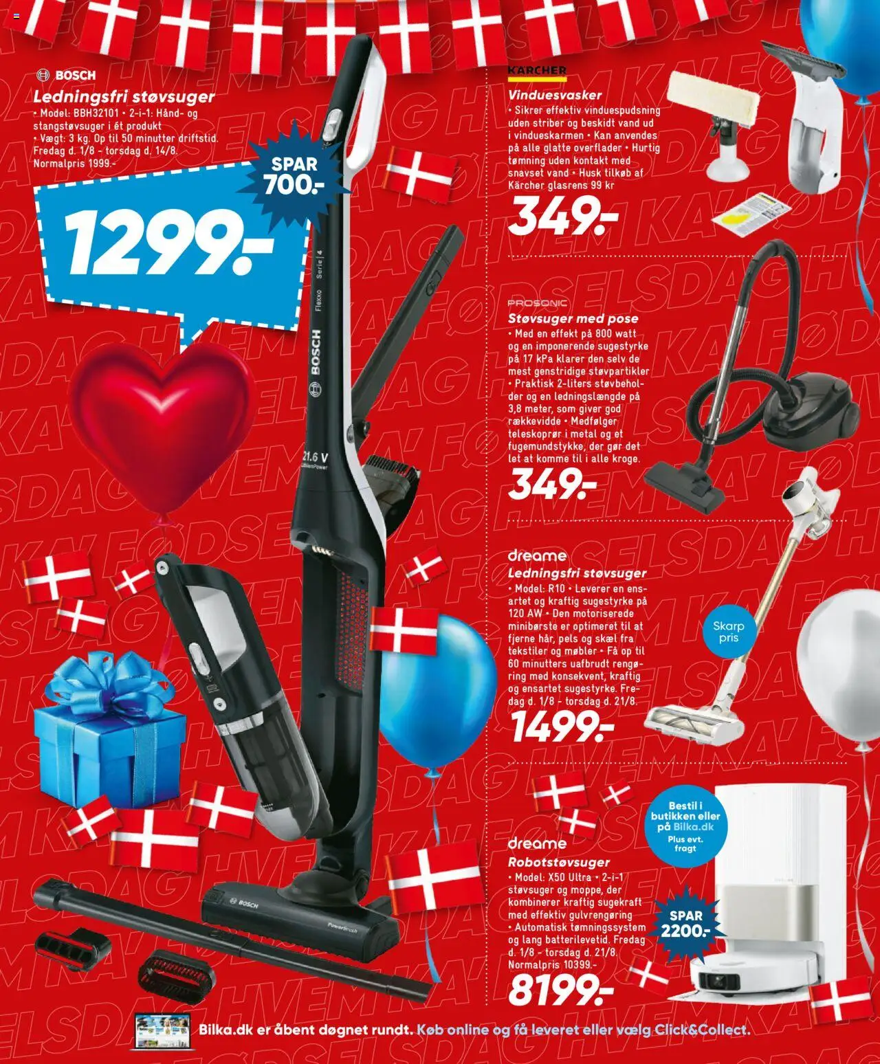 Bilka Tilbudsavis gyldig fra 01.08.2025 | Side: 37 | Produkter: Robotstøvsuger, Søm, Støvsuger