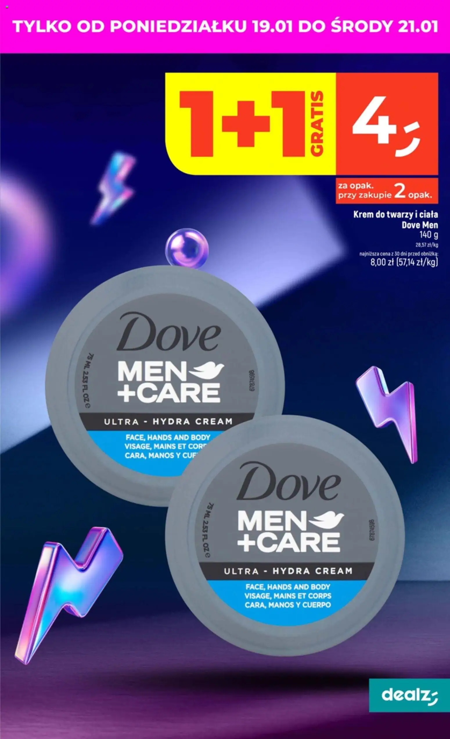 Dealz Gazetka od 15.01.2026 | Strona: 35 | Produkty: Body, Krem, Krem do twarzy