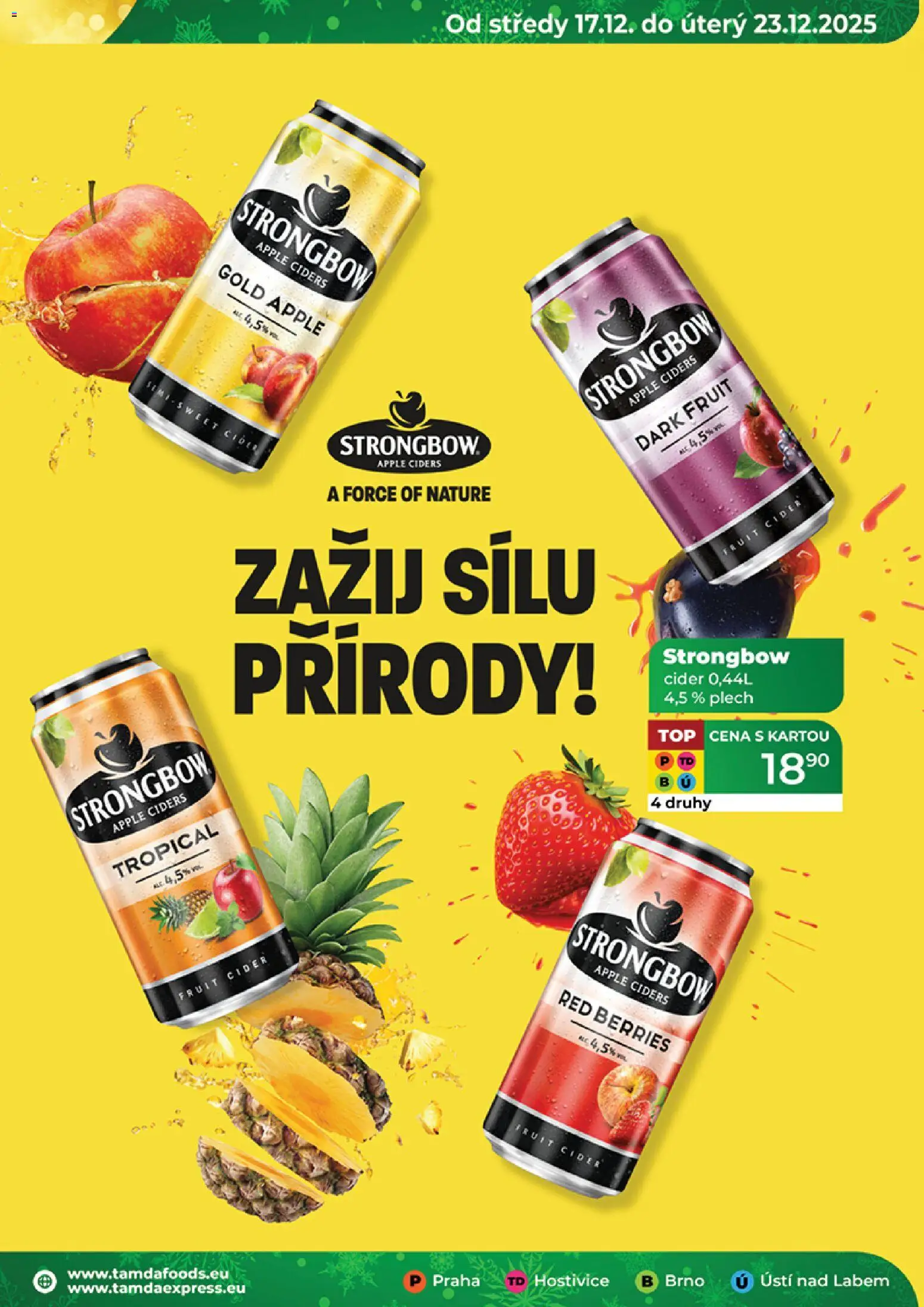 Tamda Foods leták od 17.12.2025 | Strana: 31 | Produkty: Cider, Apple, Plech, Cider Strongbow