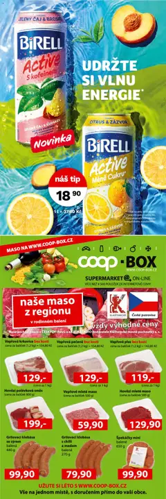 Konzum leták od 09.07.2025 | Strana: 3 | Produkty: Vepřová pečeně, Plec bez kosti, Klobása, Krkovice