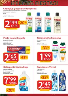 Vista previa AhorraMas folleto válido desde el 02.01.2026 | Página: 12 | Productos: Gel de ducha, Pasta, Suavizante, Ducha