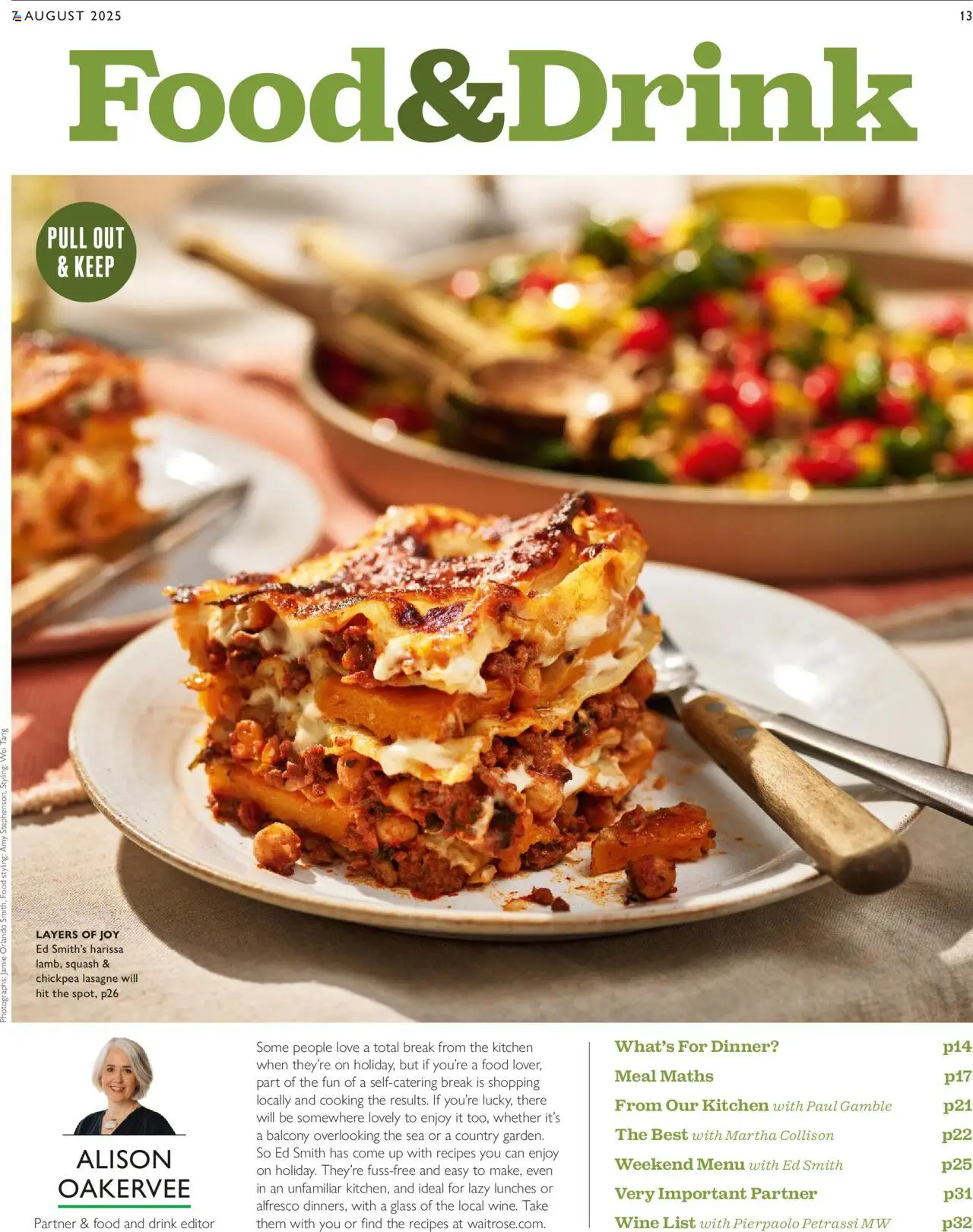  | Page: 13 | Products: Kitchen, Lasagne, Wine