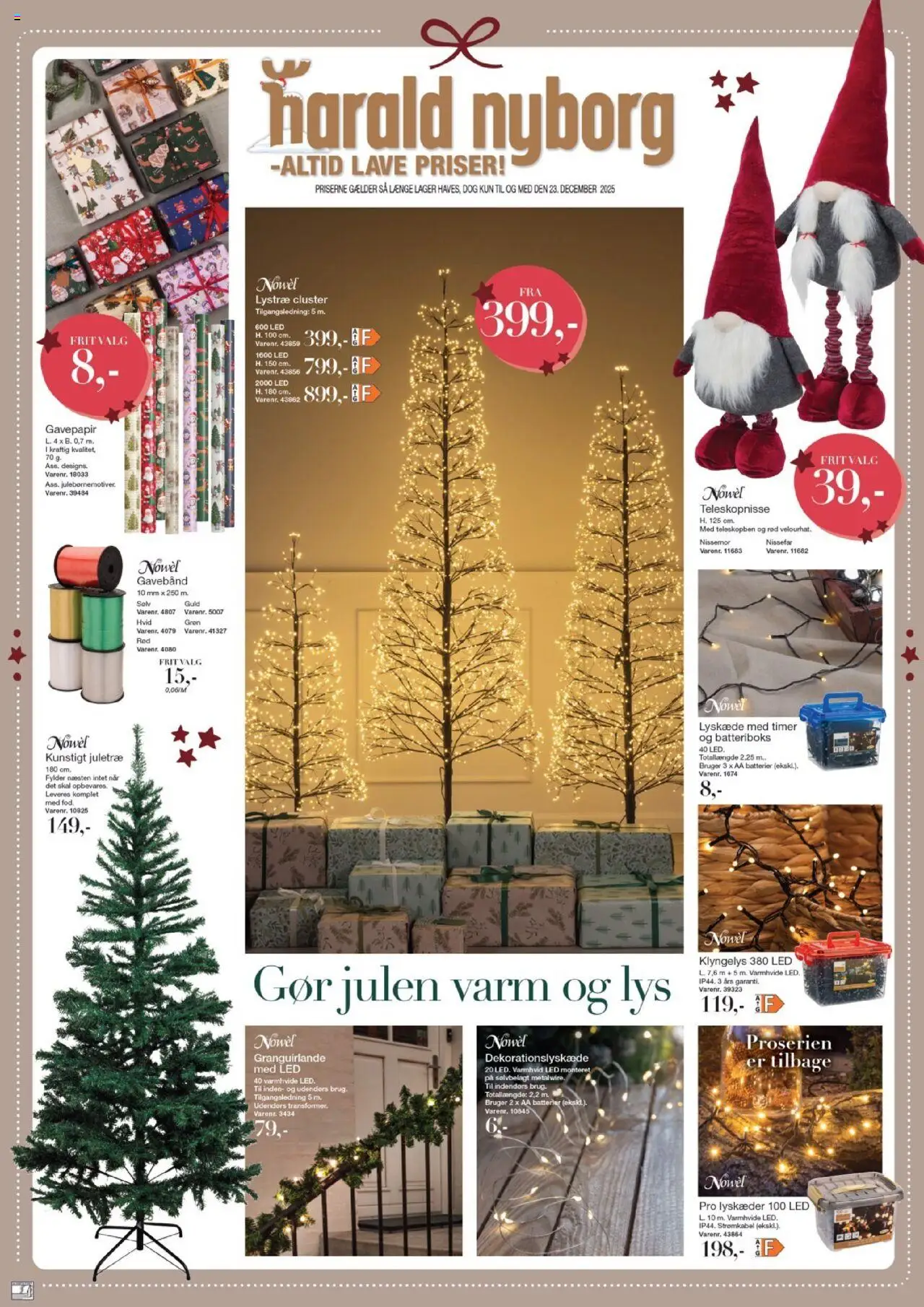Harald Nyborg tilbudsavis – gyldig fra 25.09.2025 | Side: 1 | Produkter: Batterier