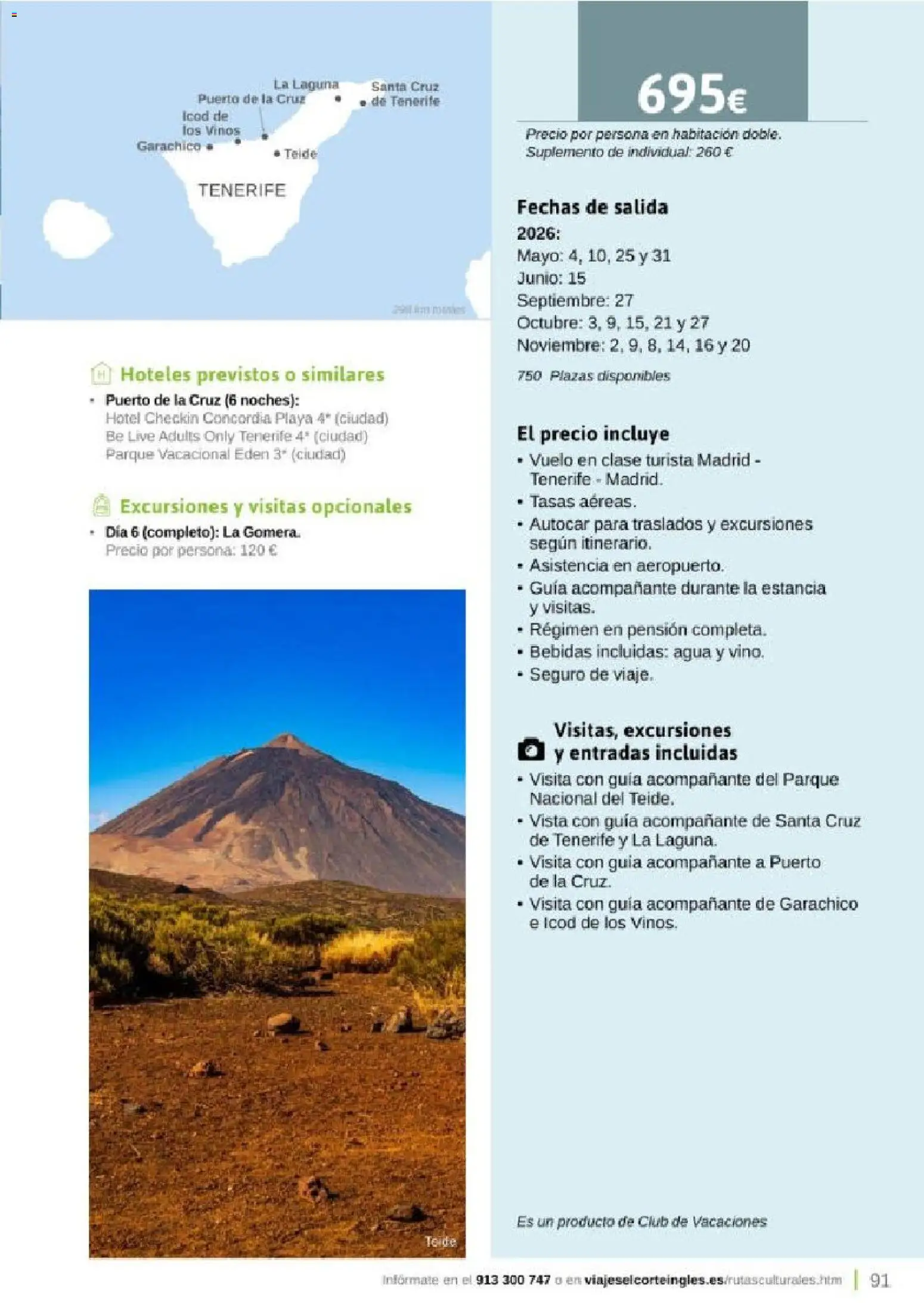 Viajes El Corte Inglés Rutas Culturales de la Comunidad de Madrid │ válido desde el 01.04.2026 | Página: 91