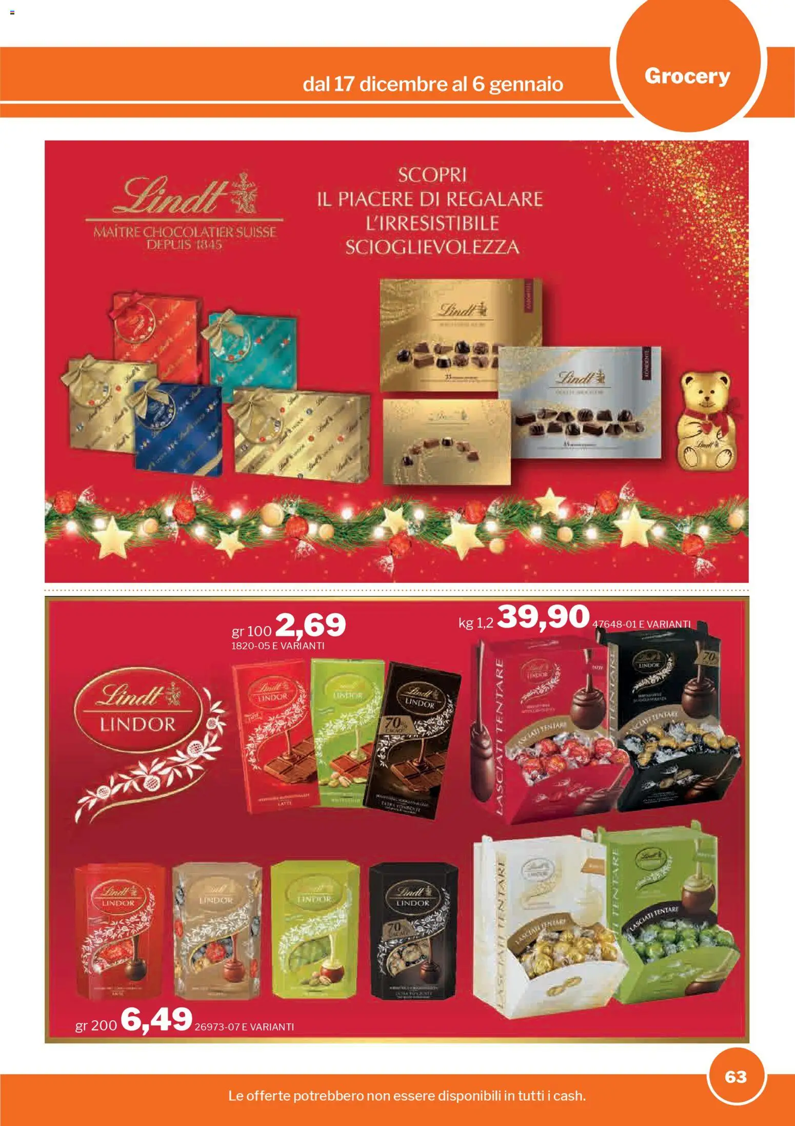 Volantino Sogegross del 17.12.2025 | Pagina: 63