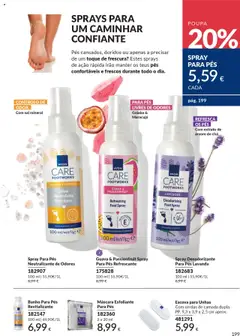 Pré-visualização Spray Desodorizante Para Pés Lavanda, 100 ml | Spray Desodorizante Para Pés Lavanda válido de 01.10.2025 | Página: 199 | Produtos: Desodorizante, Sal, Banho, Chá