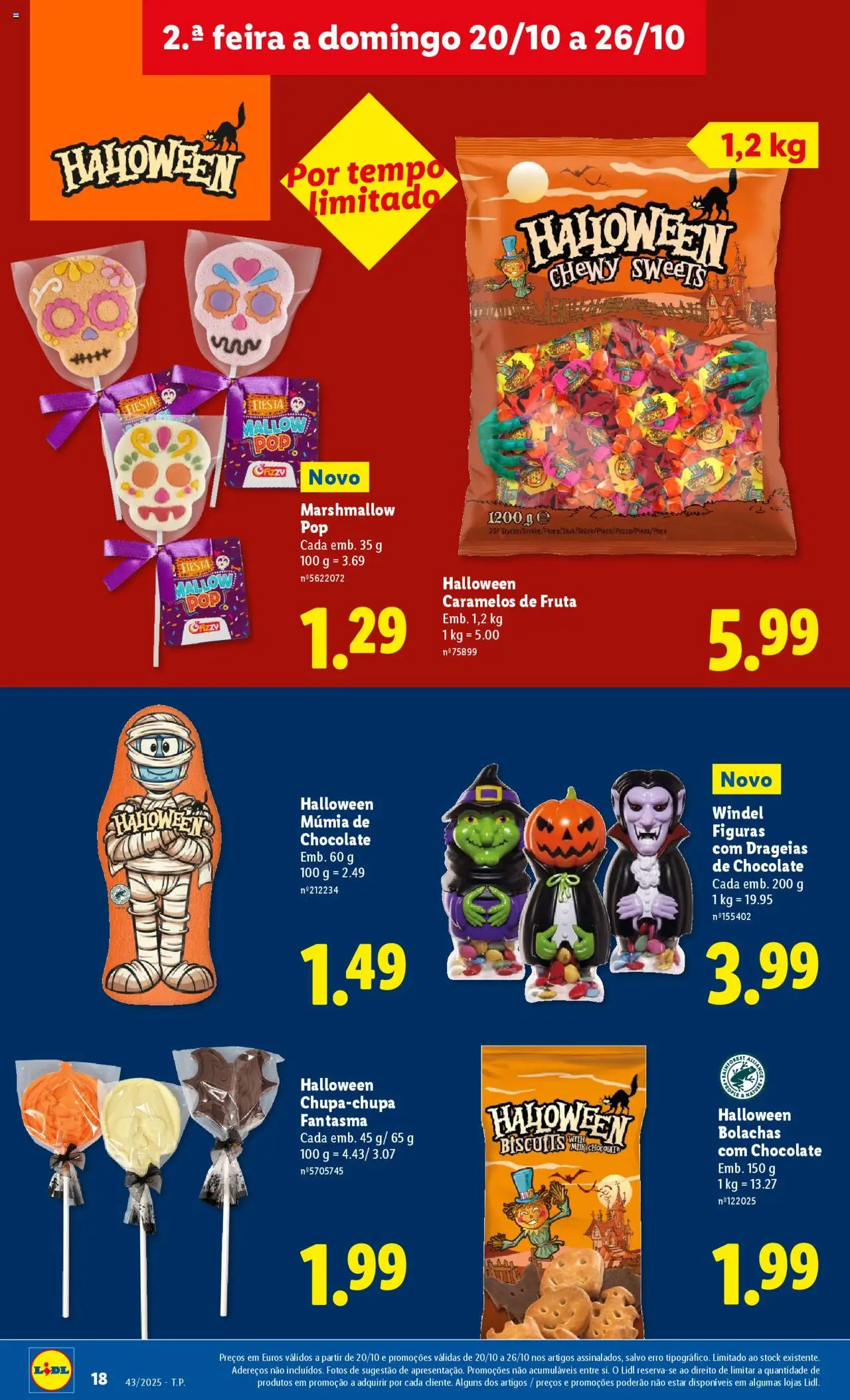 Lidl folheto │ válido de 20.10.2025 | Página: 18 | Produtos: Bolachas, Chocolate