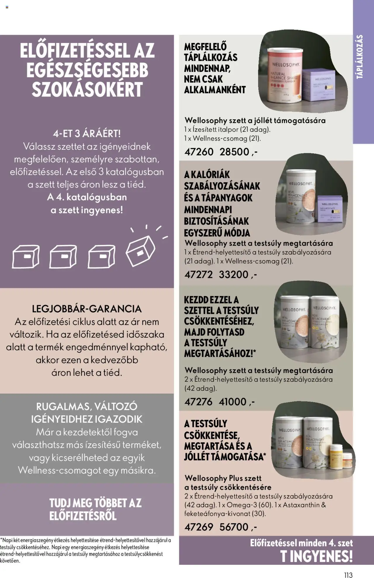 Oriflame akciós ujság - amely érvényes a következő dátumtól: 17.08.2025 | Oldal: 113 | Termékek: Italpor