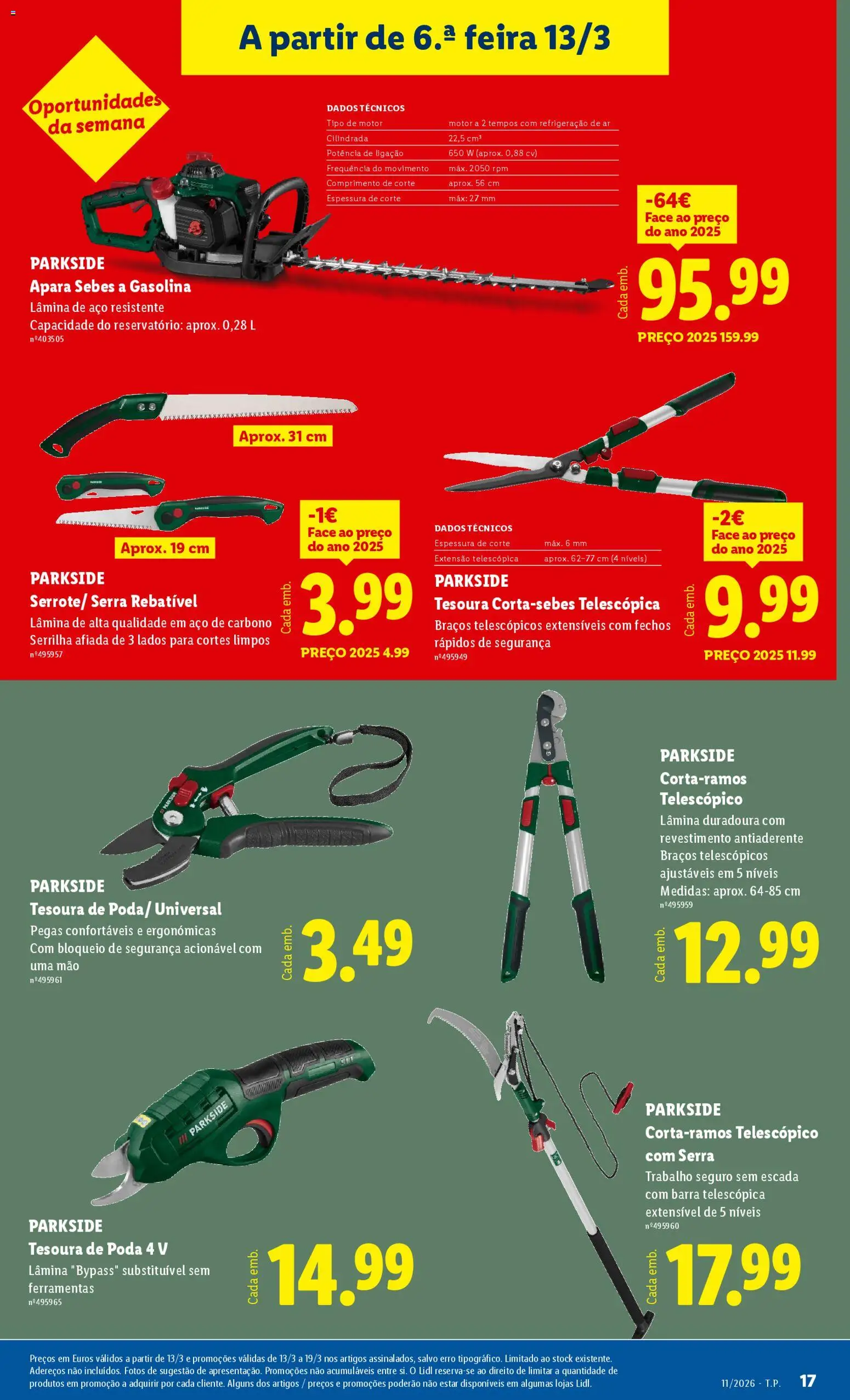 Lidl Novidades │ válido de 09.03.2026 | Página: 17 | Produtos: Escada, Ferramentas