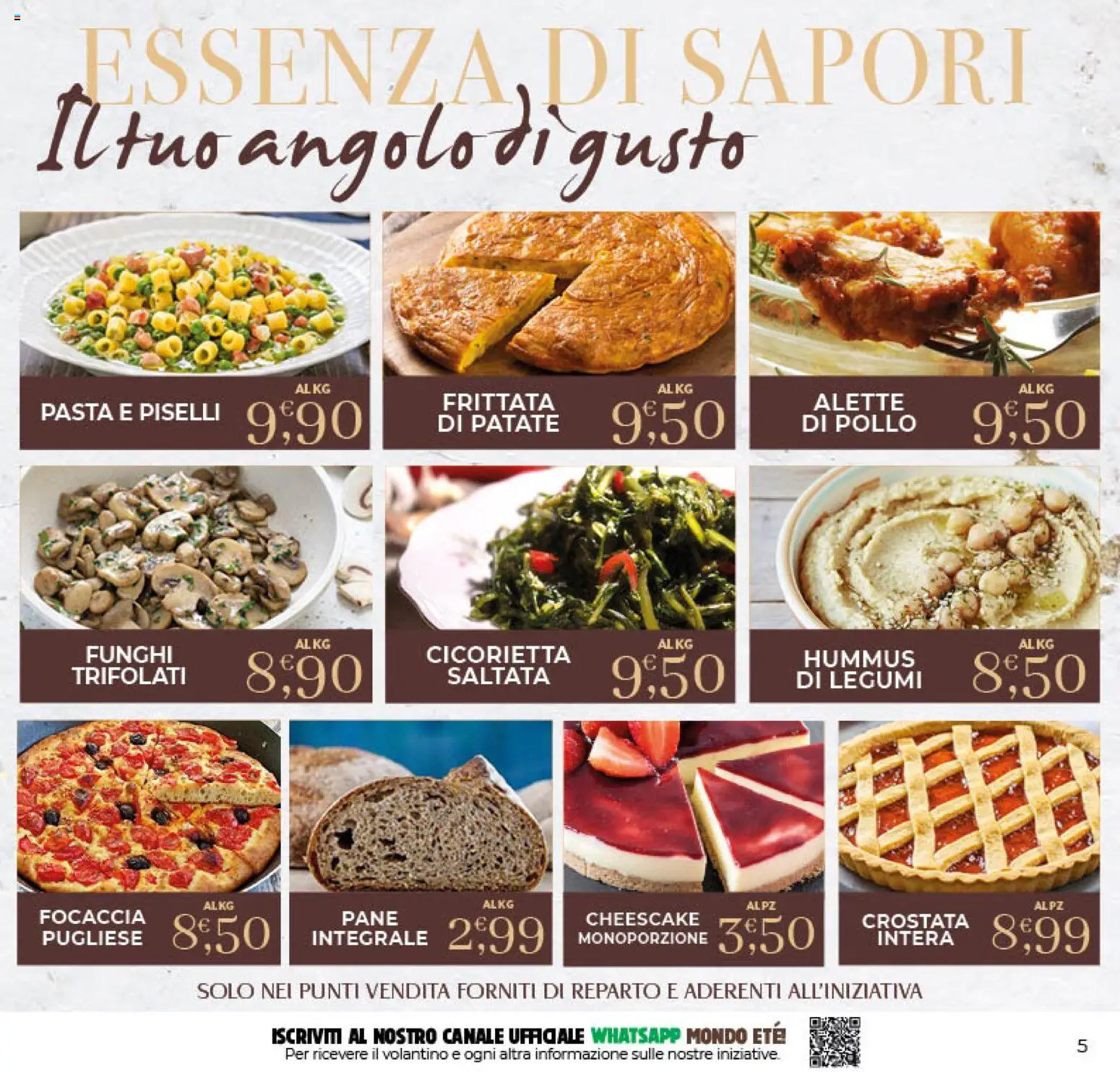 Volantino Eté del 11.11.2025 | Pagina: 5 | Prodotti: Legumi, Focaccia, Hummus, Piselli