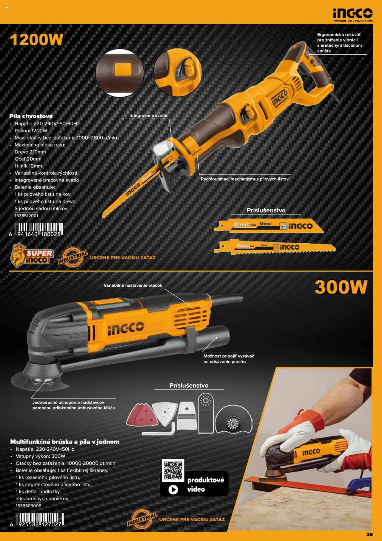 Nové Kinekus akcie – leták je platný od 28.04.2025 | Strana: 29 | Produkty: Svetlo, Píla, Náradie, Vysávač