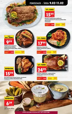 Pogląd oferty "Zupa ogórkowa, 450 g, Zupa ogórkowa, 450 g" - ważna od 09.02.2026 | Strona: 37 | Produkty: Kasza, Kaczka, Wolno gotowane, Wieprzowina