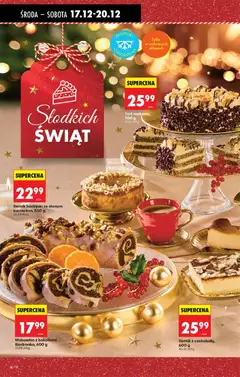 Pogląd oferty "Tort makowy, 700 g, Makowy cake, 700 g" - ważna od 17.12.2025 | Strona: 22 | Produkty: Tort