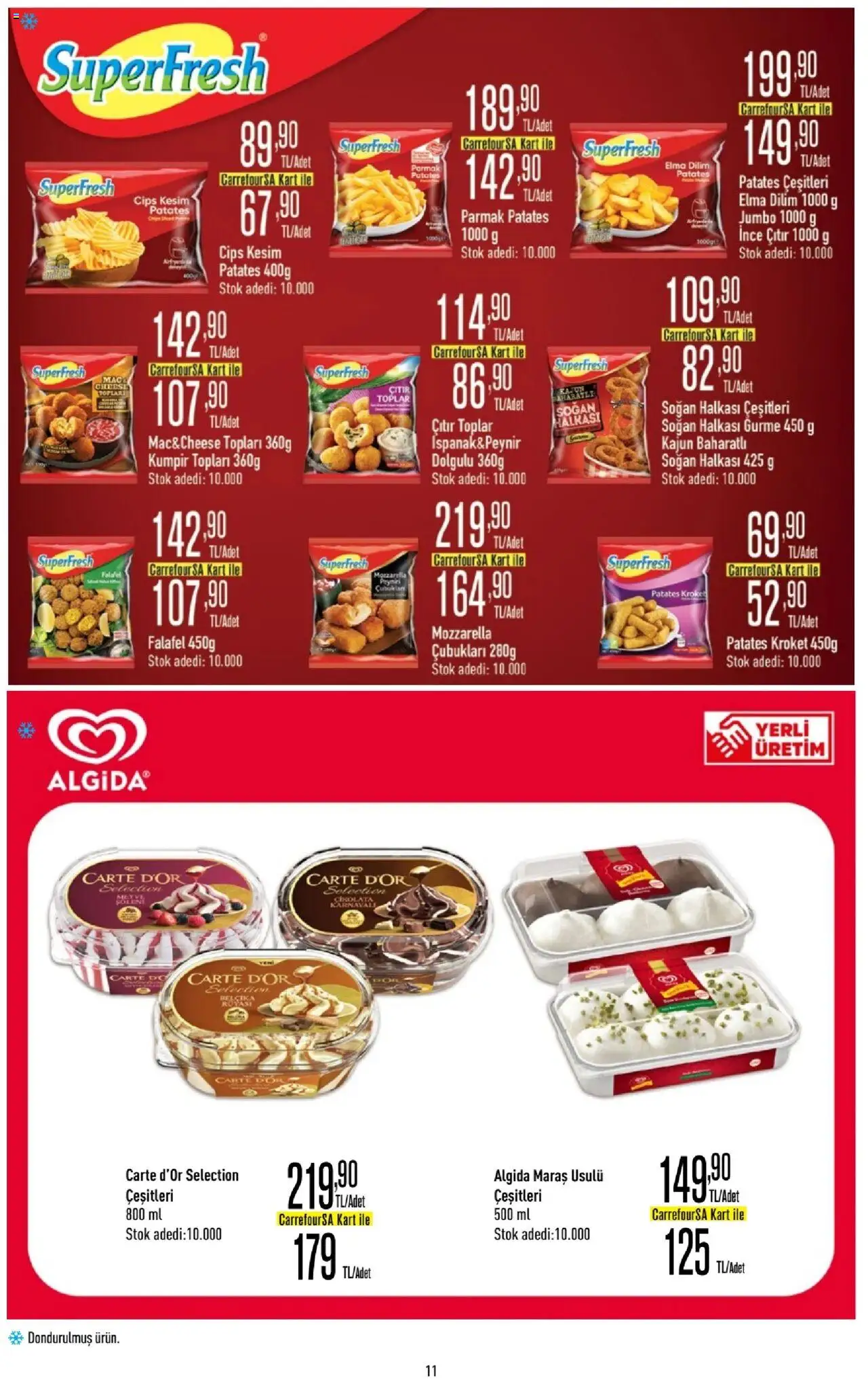 CarrefourSA Katalog - 10.06.2025 tarihinden itibaren geçerlidir | Sayfa: 11 | Ürünler: Toplar, Peynir, Çikolata, Elma