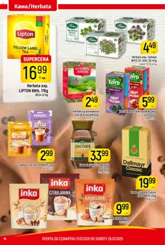 Piotruś Pan Gazetka od 17.07.2025 | Strona: 16 | Produkty: Cappuccino, Kawa inka, Herbata granulowana, Kawa