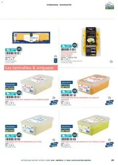 METRO - Prévisualisation de METRO - Tendances Nouveautés valide à partir de 02.10.2025 | Page: 29 | Produits: Sandwich, Curry, Thon, Pâtes
