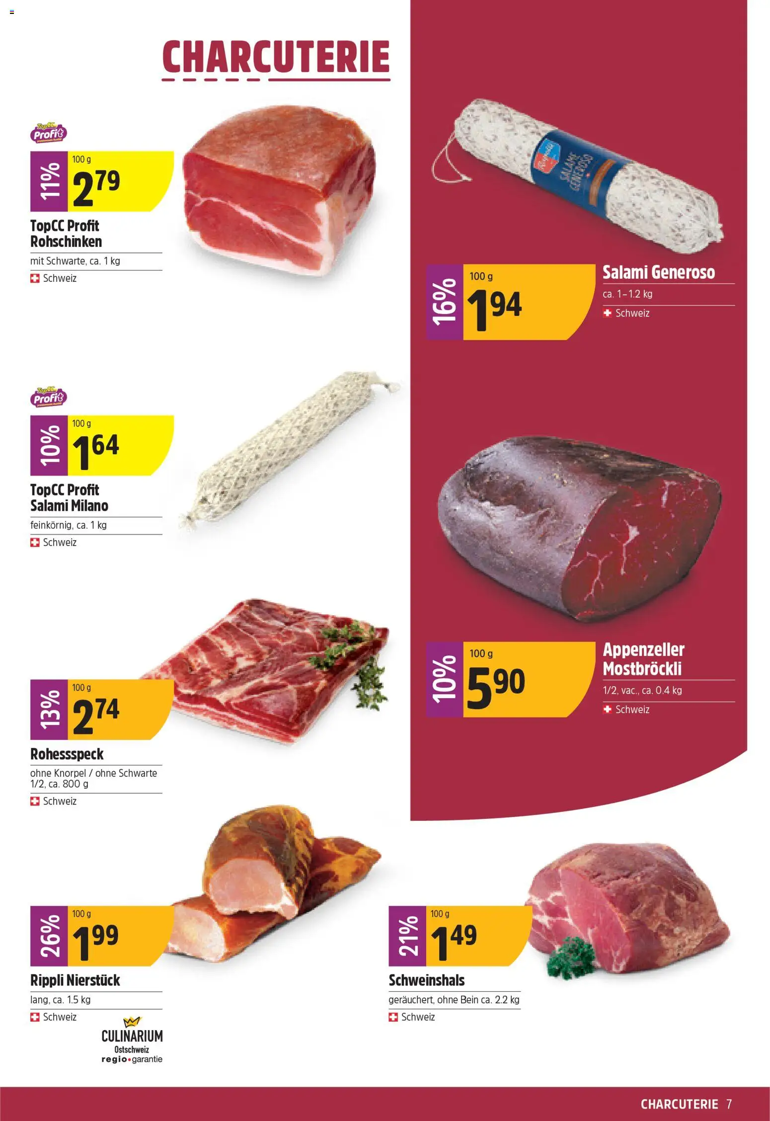 TopCC Aktionen – gültig ab 29.12.2025 | Seite: 7 | Produkte: Salami