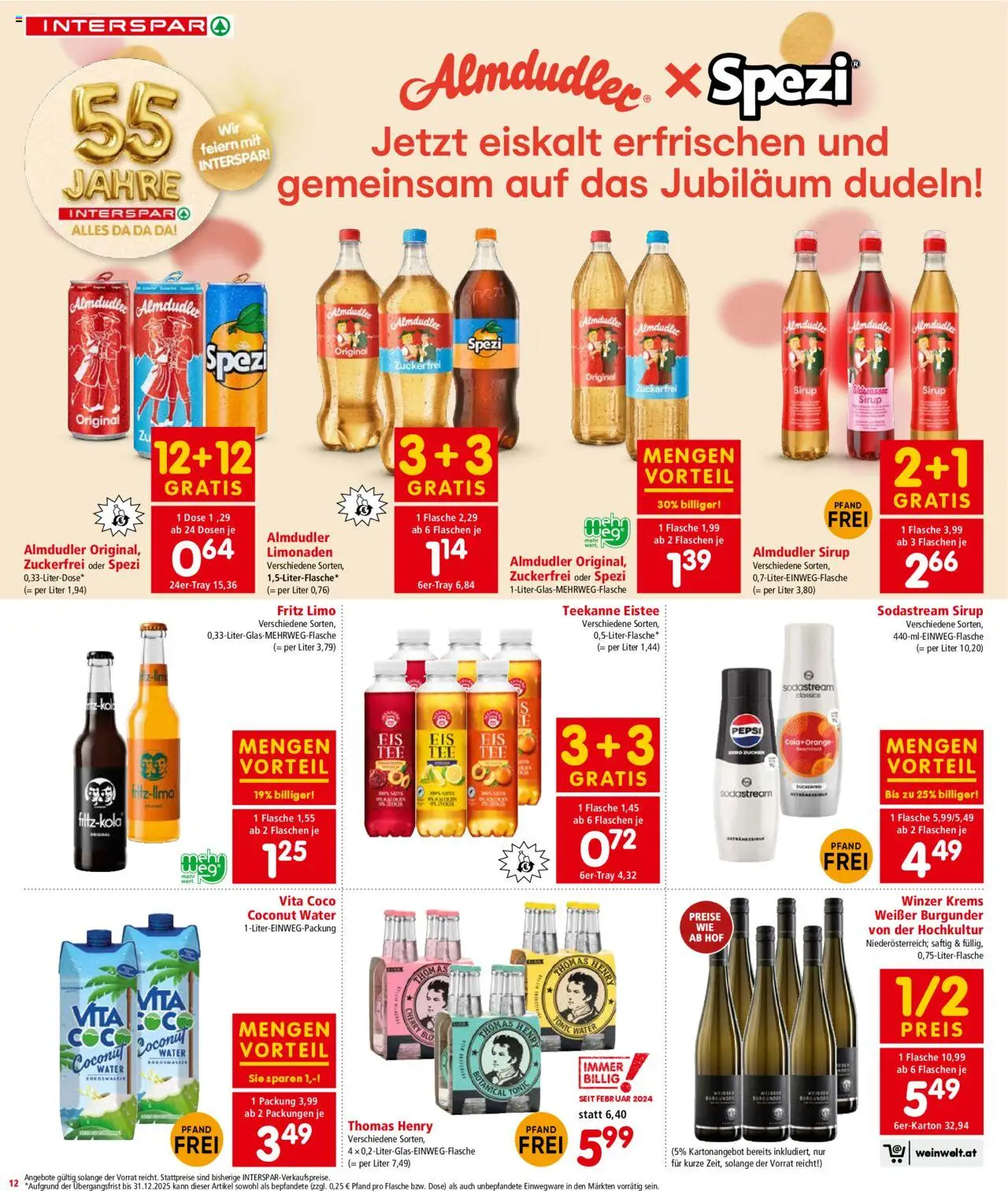 Interspar Flugblatt - Niederösterreich gültig ab 28.08.2025 | Seite: 12