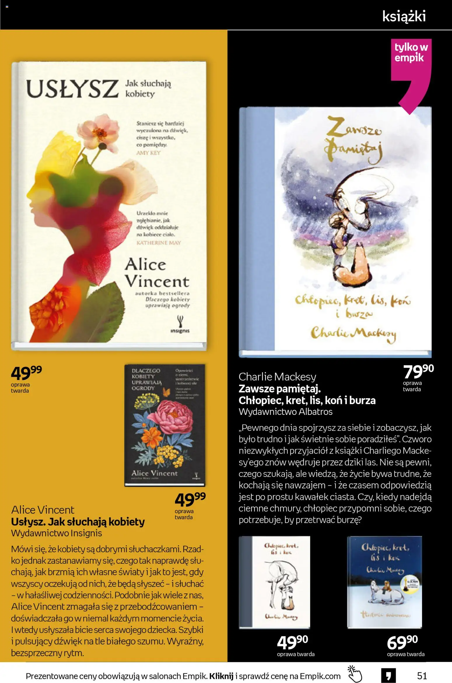 Empik Black Friday od 29.10.2025 | Strona: 51 | Produkty: Książki