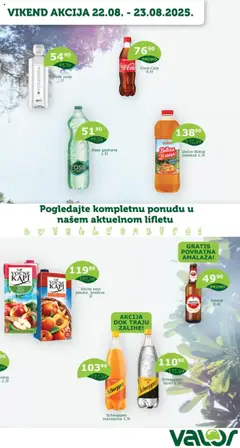 Valor vikend akcija - pregled Valor kataloga - važi od 22.08.2025