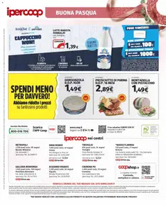 Anteprima del volantino Ipercoop volantino valido a partire dal 26.03.2026 | Pagina: 47 | Prodotti: Prosciutto di Parma, Crema, Gorgonzola, Bottiglia