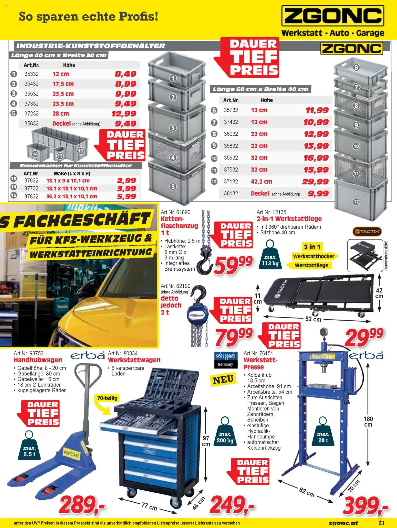 Zgonc Flugblatt April II 2026 gültig ab 14.04.2026 | Seite: 21 | Produkte: Presse