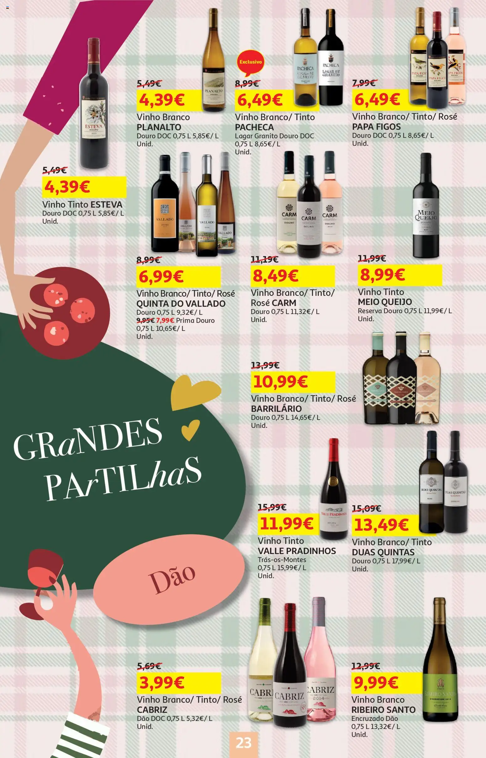 Auchan - Preços Redondos - Pet │ válido de 27.01.2026 | Página: 23 | Produtos: Queijo, Vinho, Vinho tinto