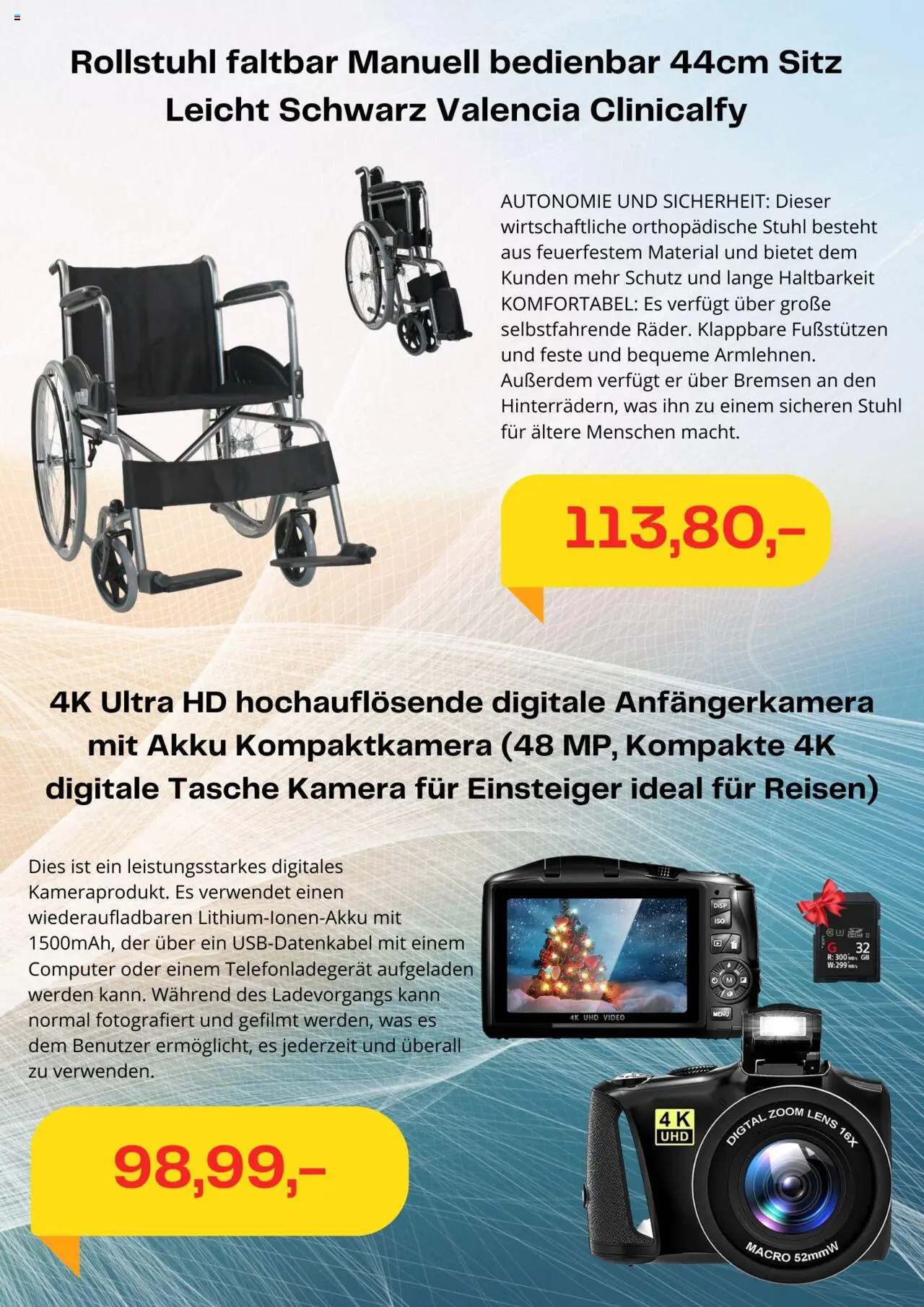 Kaufland Flugblatt gültig ab 01.08.2025 | Seite: 3 | Produkte: Computer, Video, Kamera, Stuhl