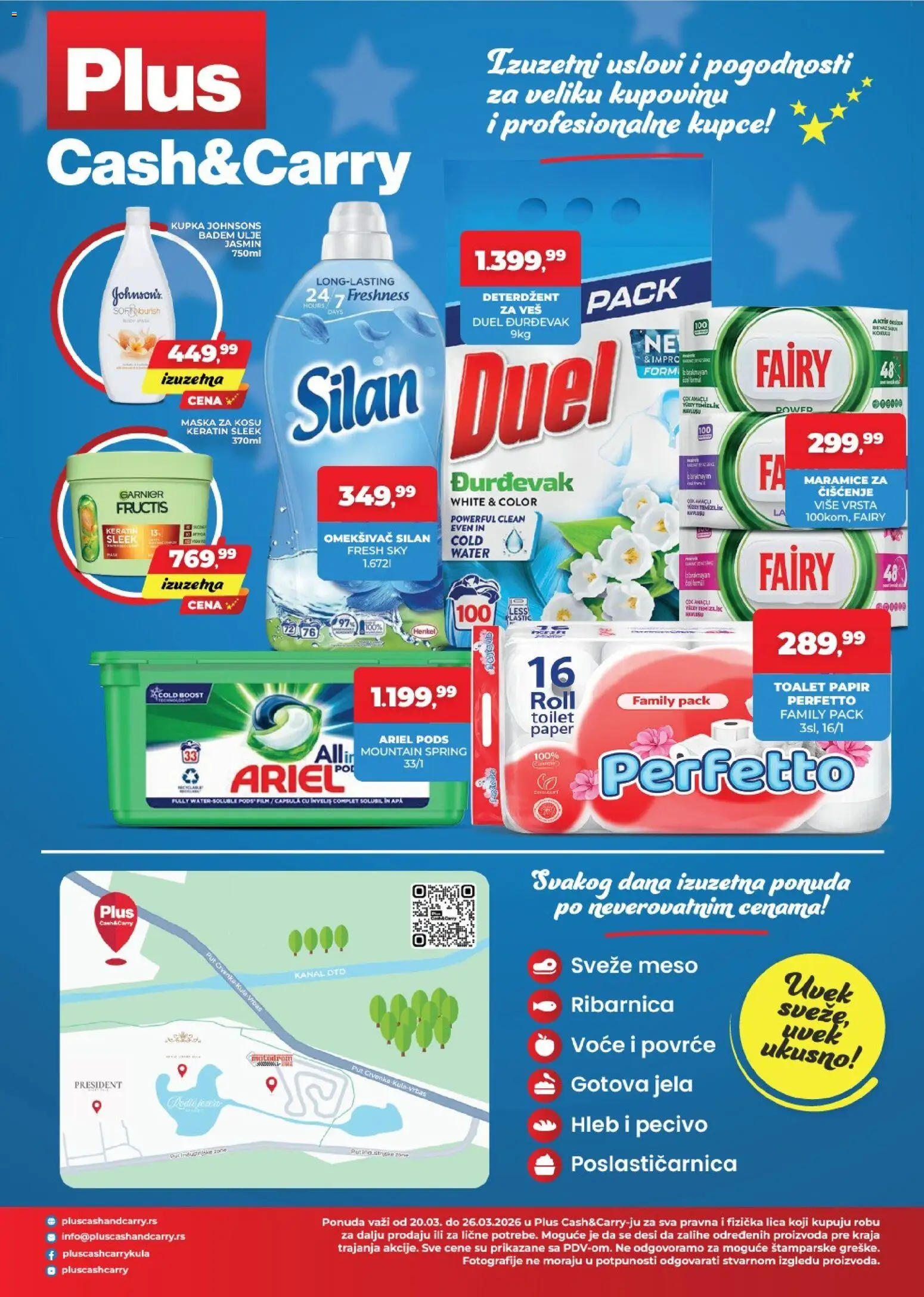 Plus Cash & Carry katalog - važi od 20.03.2026 | Strana: 4 | Proizvode: Deterdžent, Badem, Hleb, Pecivo