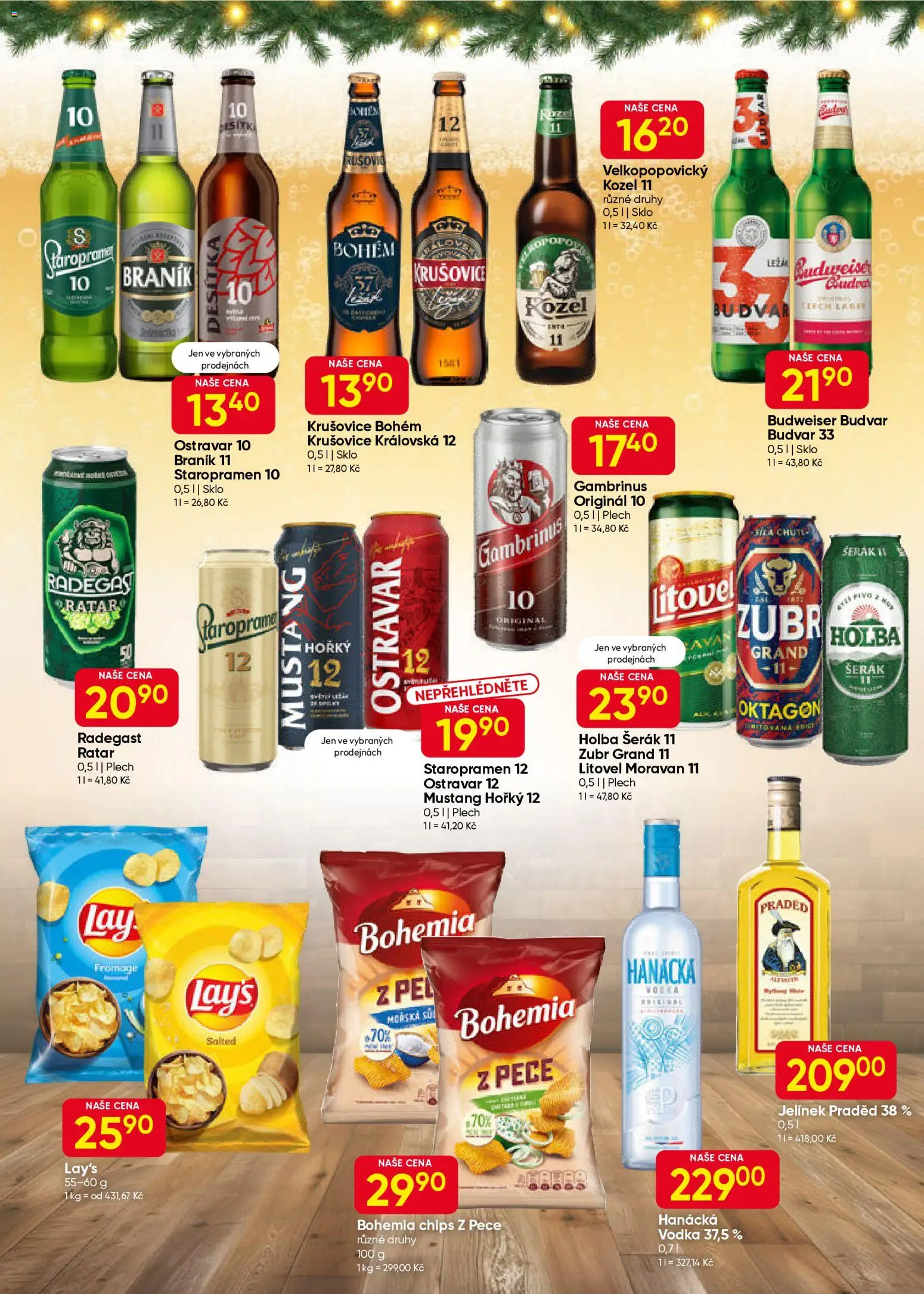 Hruška leták od 19.11.2025 | Strana: 8 | Produkty: Budvar, Krušovice Bohém, Jelínek, Gambrinus