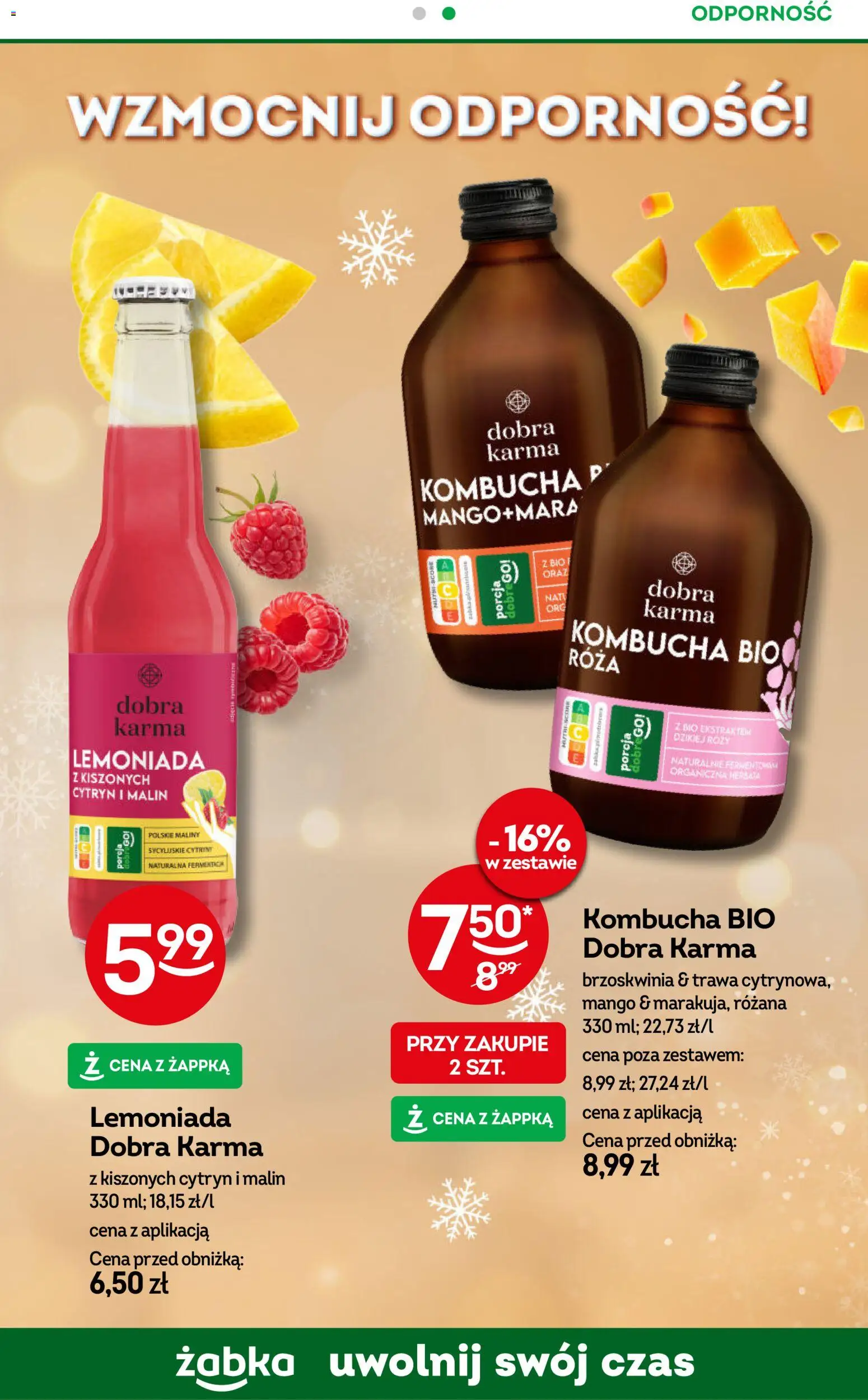 Żabka Gazetka od 17.12.2025 | Strona: 55 | Produkty: Brzoskwinia, Maliny, Cytryny, Herbata