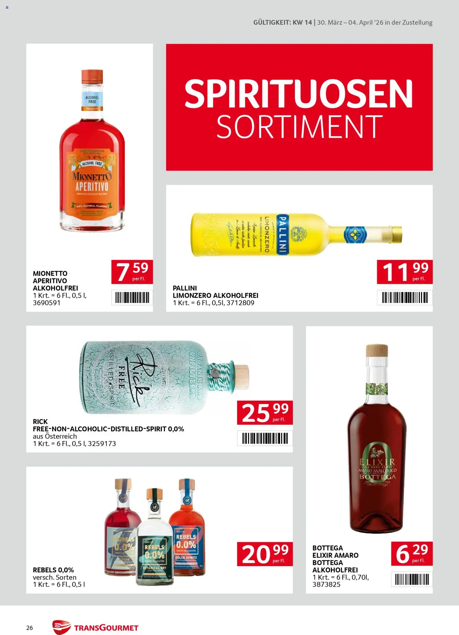 Transgourmet Zustellaktion gültig ab 30.03.2026 | Seite: 26