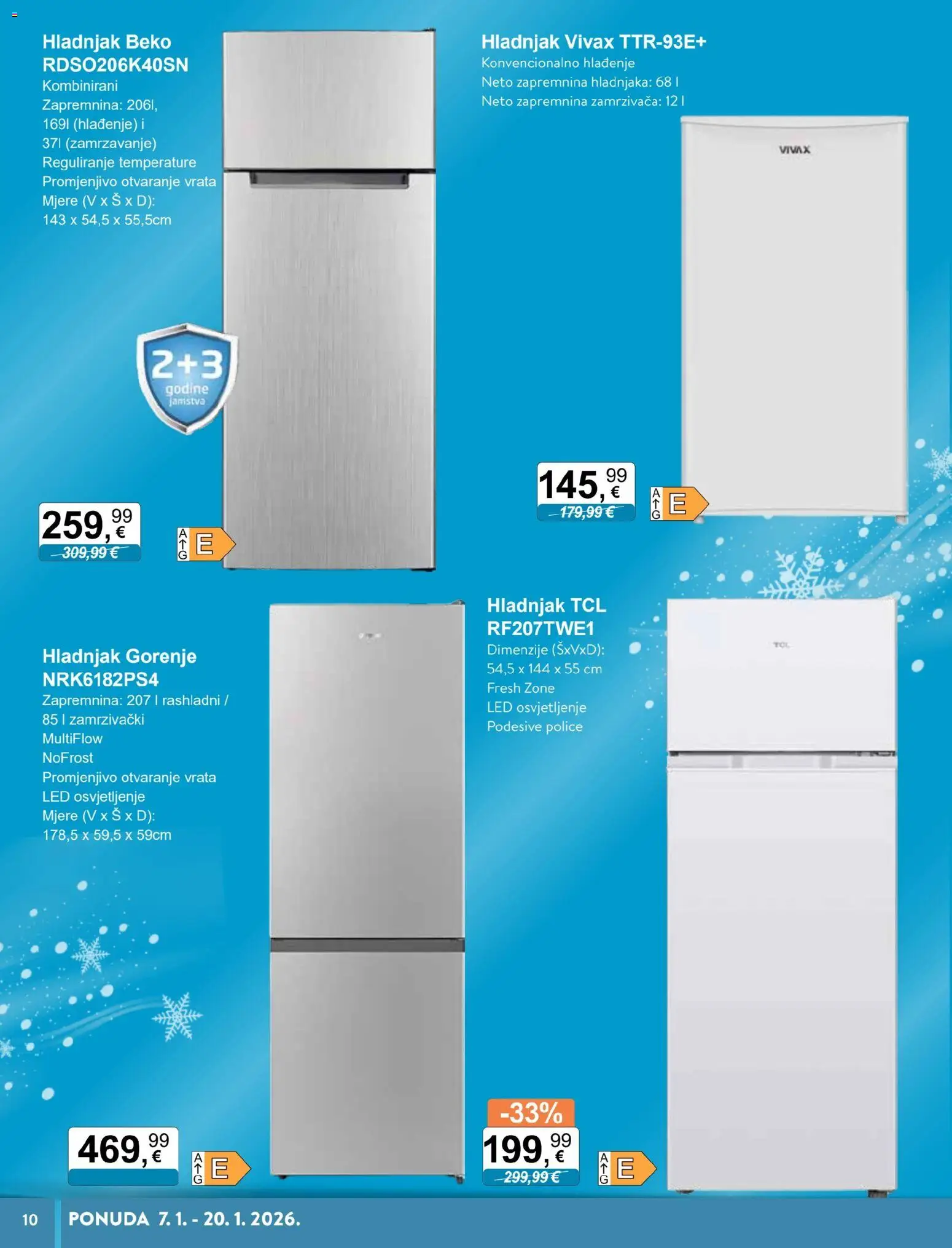 KTC katalog | vrijedi od 07.01.2026 | Stranica: 10 | Proizvodi: Vrata, Hladnjak