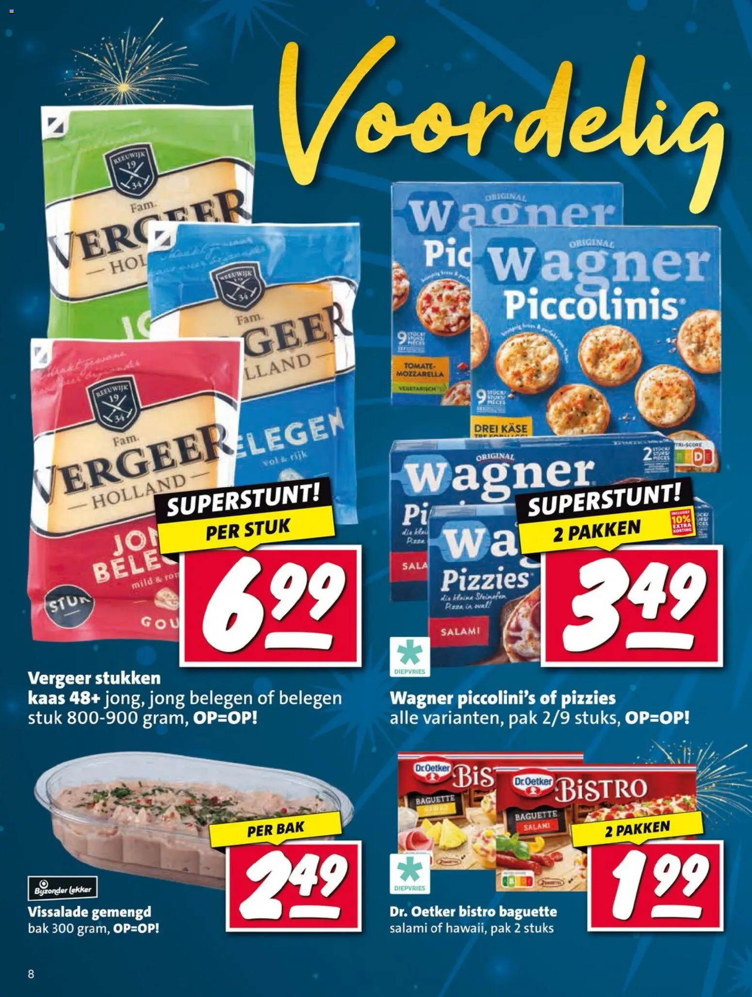 {H1} | Pagina: 8 | Producten: Kaas, Salami, Baguette, Mozzarella