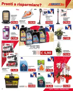 Anteprima del volantino Mercatò Big catalogo valido a partire dal 04.12.2025 | Pagina: 23 | Prodotti: Scopa elettrica, Stufa, Ferro da stiro, Batteria