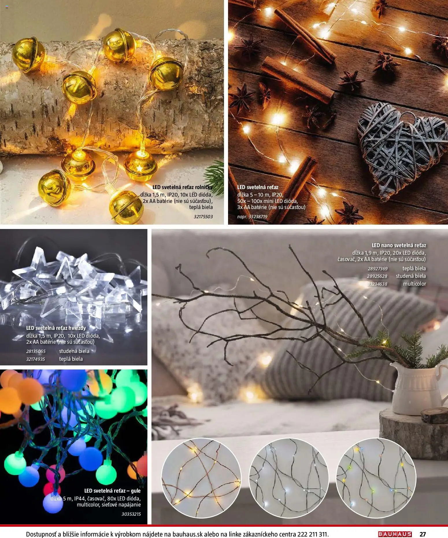 Nové Bauhaus akcie – leták je platný od 21.11.2025 | Strana: 27 | Produkty: Led