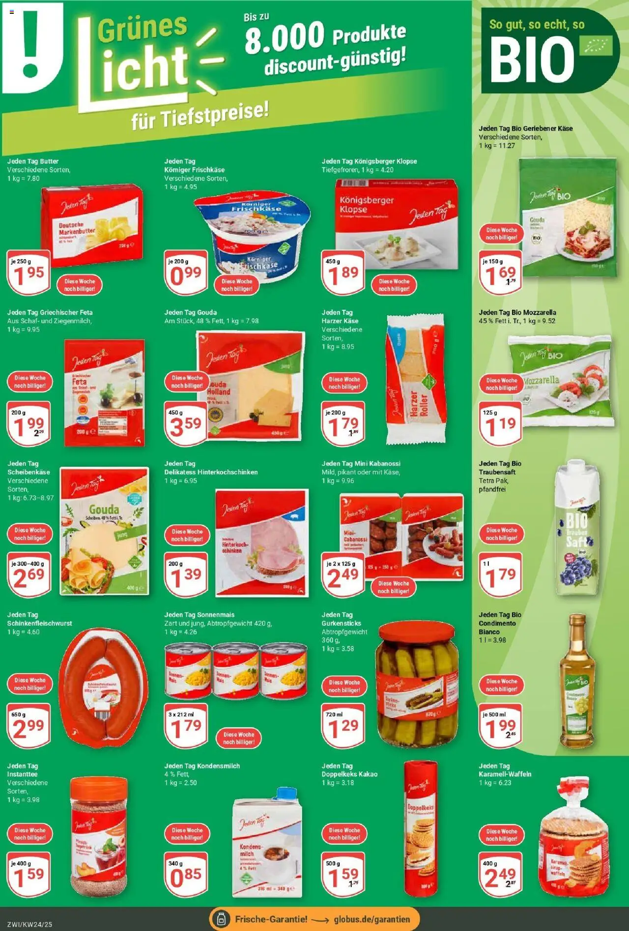 Globus prospekt Zwickau	 - gültig ab dem 08.06.2025 | Seite: 13 | Produkte: Feta, Milch, Gouda, Schinken