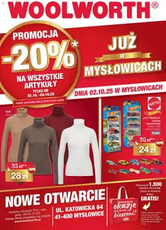 Pogląd oferty "Woolworth Gazetka - Już w Mysłowicach" - ważna od 02.10.2025