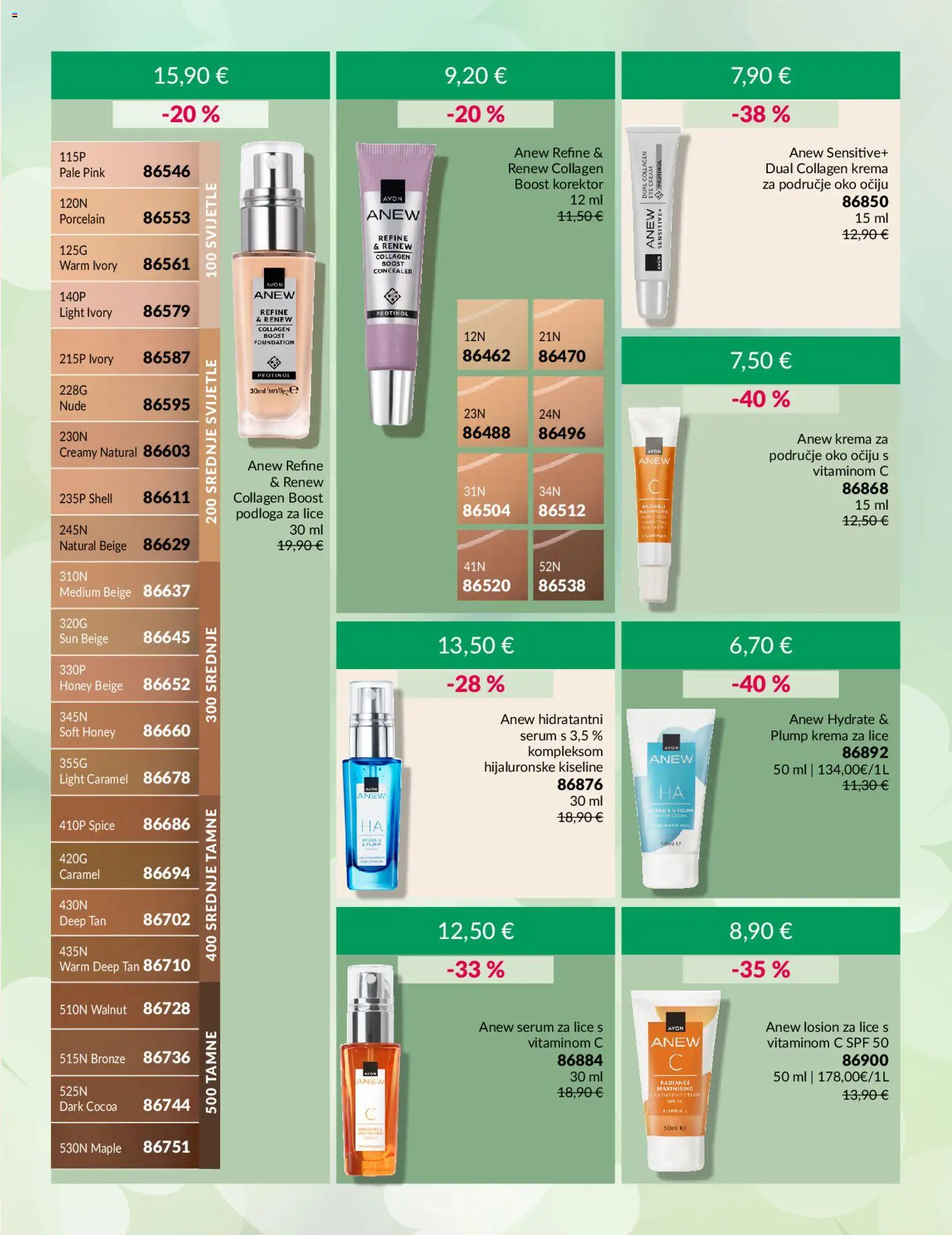 Avon katalog | vrijedi od 01.02.2026 | Stranica: 4 | Proizvodi: Krema za lice, Concealer, Krema, Korektor