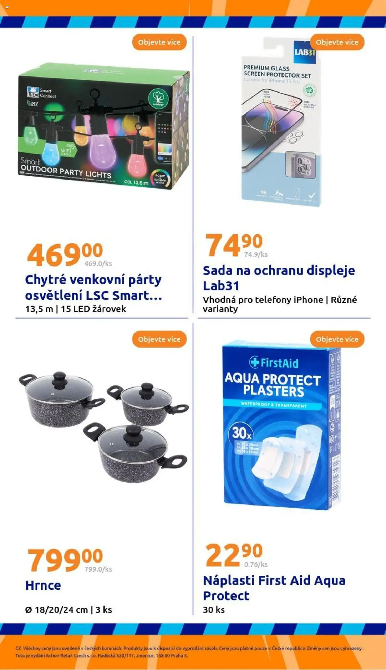 Action leták od 28.05.2025 | Strana: 31 | Produkty: Telefony, Hrnce, Iphone, LED