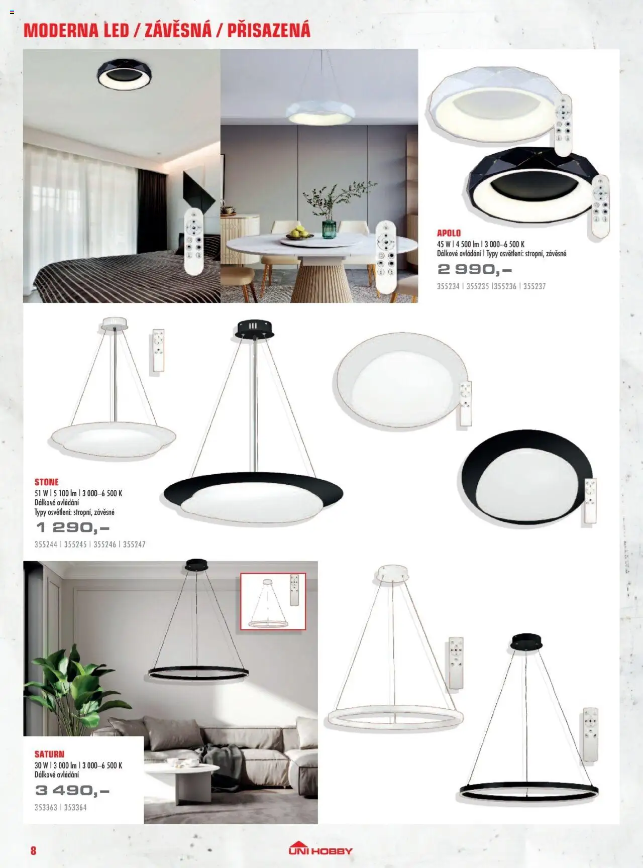 Uni Hobby katalog - Osvětlení od 03.10.2025 | Strana: 8 | Produkty: LED