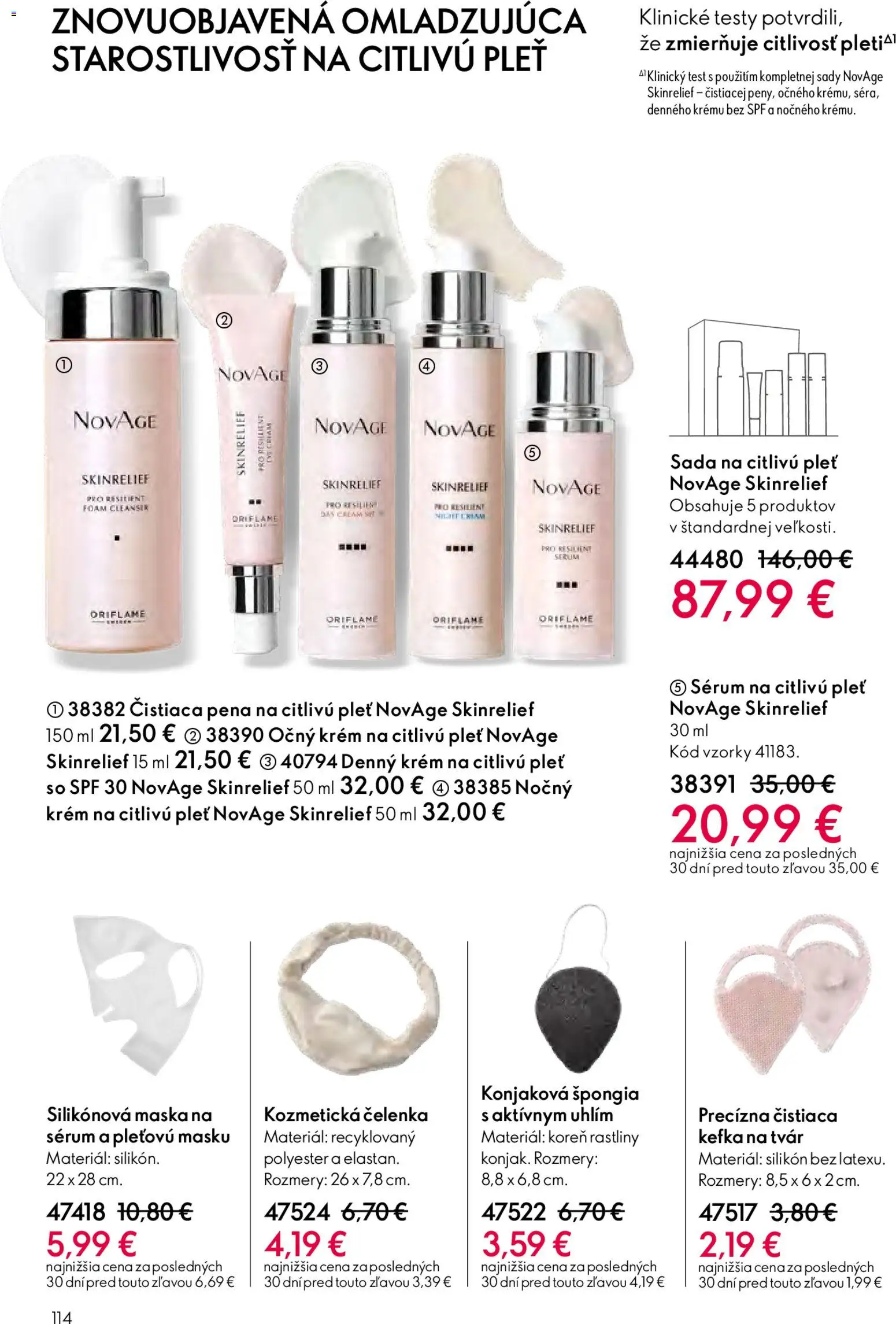Nové Oriflame akcie – leták je platný od 04.03.2026 | Strana: 114 | Produkty: Maska, Krém