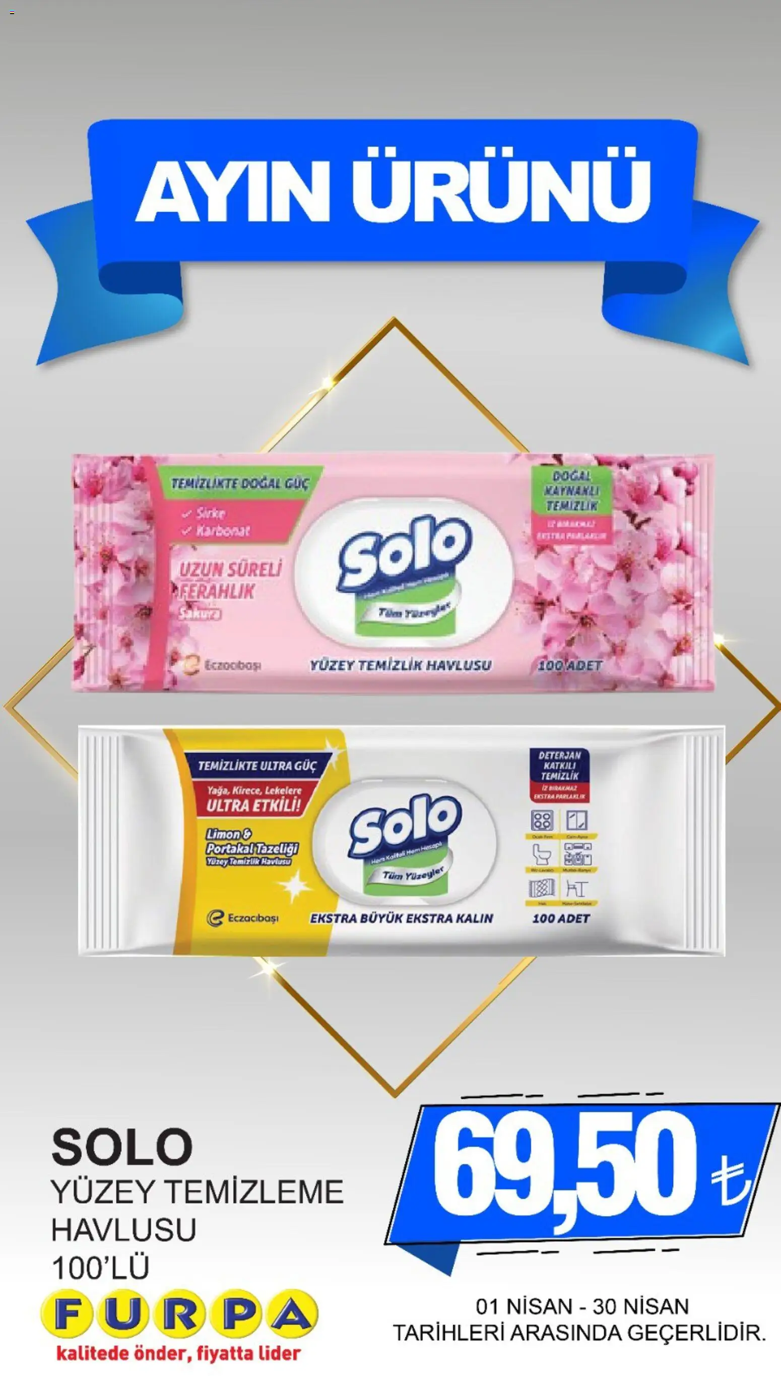 Furpa Katalog - 01.04.2026 tarihinden itibaren geçerlidir | Sayfa: 17 | Ürünler: Sirke, Deterjan, Portakal, Limon