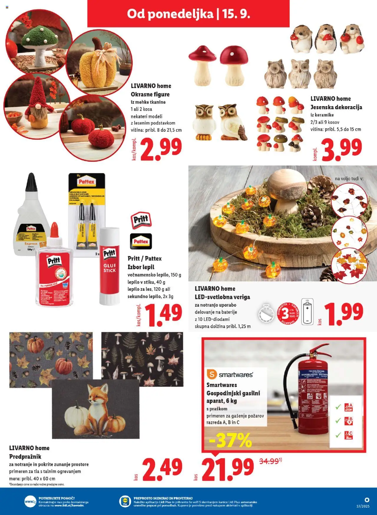 Novi Lidl katalog ponudbe – veljaven od 11.09.2025 | Stran: 49 | Izdelki: Baterije, Predpraznik, Lepilo